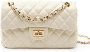 Small Quilted Crossbody Bag, Trendy Designer Mini Shoulder Bag, Phone Wallet Purse for Women