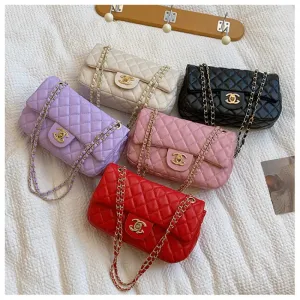 small square bag, classic texture bag