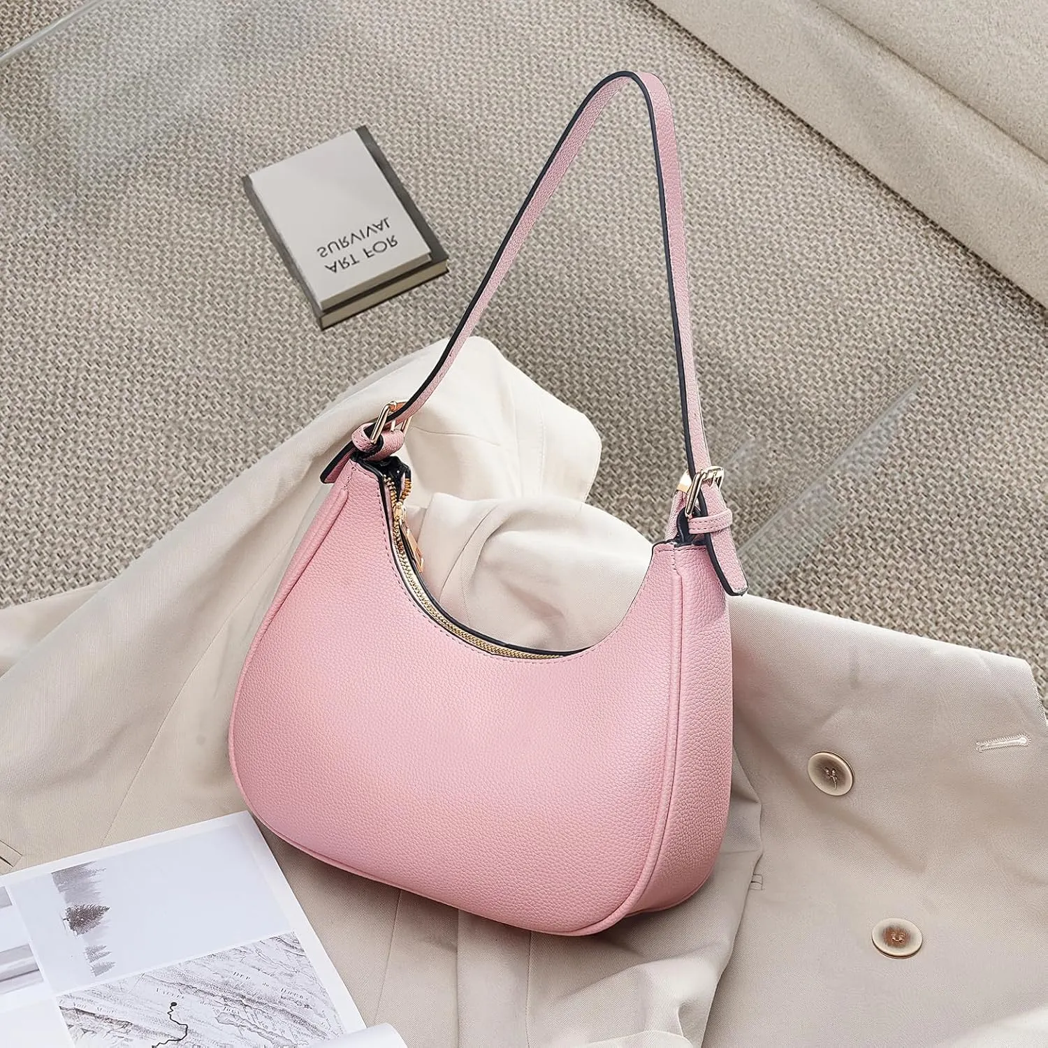 Small Tote Shoulder Bags Purses for Women Retro Classic Crossbody Bags Cute Clutch Purse and Handbag