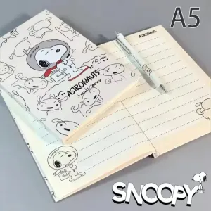 Snoopy Cozy Canvas A5 Notebook