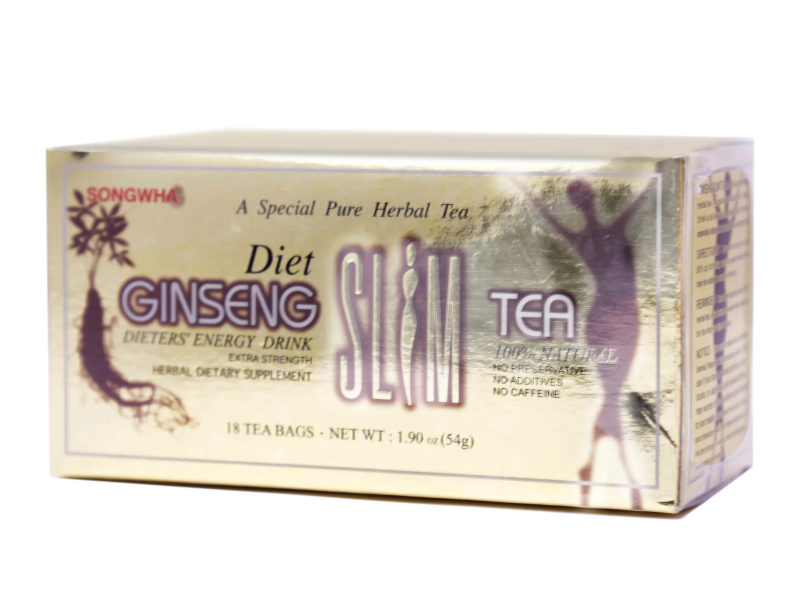 Songwha Diet Ginseng Slim Tea 18 Tea Bags 1.9 Oz (54 g)