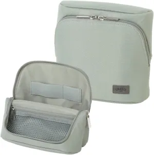 Sonic Utlim Sma-Sta Ash Wide Mobile Standing Case, Workspace Bag, Converts Into Stand for Smartphone, Stationery, Tech Accessories, Makeup Brush Holder, and More, UT-8655-GL, Moss Grey