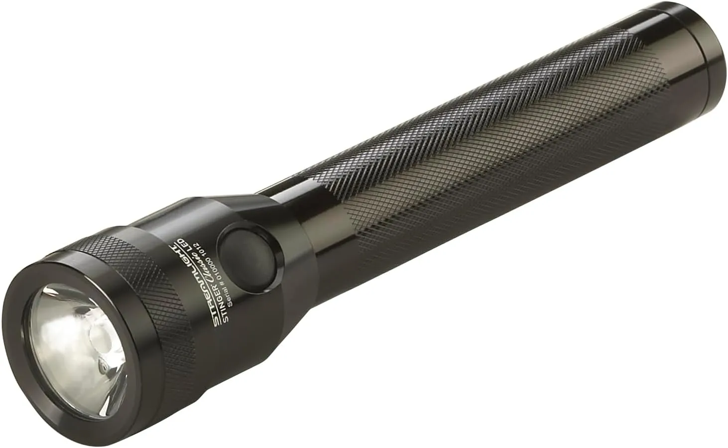 Streamlight 75662 Stinger Classic 500-Lumen LED Rechargeable Flashlight with 120-Volt AC/DC Charger and 2-Holders, Black