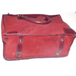 Suede Satchel Burgundy Gucci Rave reviews Leather Huge selection Vintage