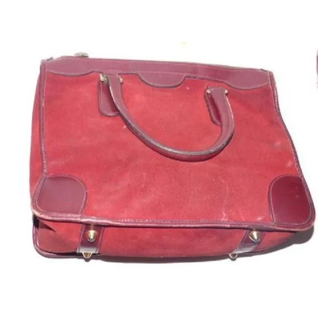 Suede Satchel Burgundy Gucci Rave reviews Leather Huge selection Vintage