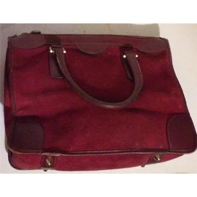 Suede Satchel Burgundy Gucci Rave reviews Leather Huge selection Vintage