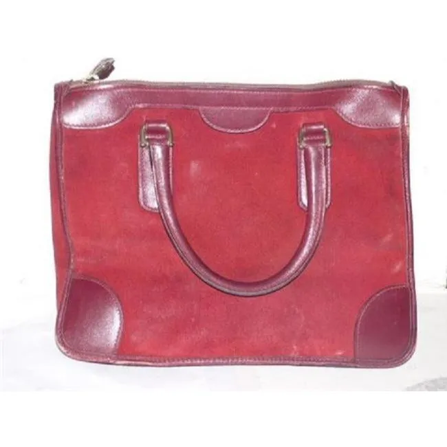 Suede Satchel Burgundy Gucci Rave reviews Leather Huge selection Vintage