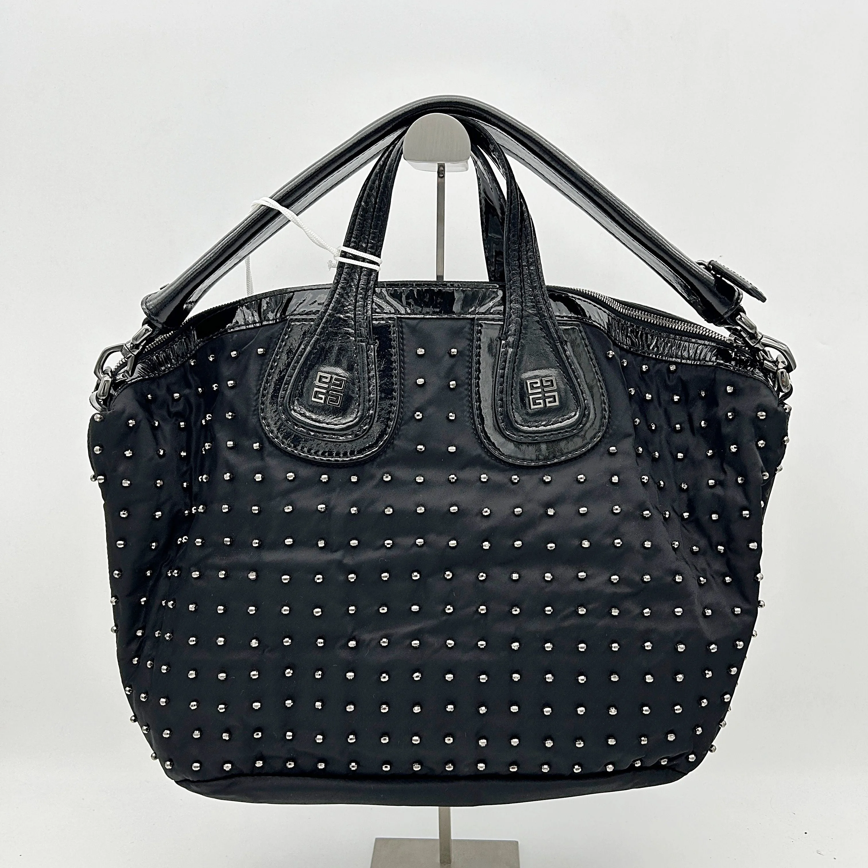 Super savings LA11985 Nightingale Satchel Givenchy - Satchels, Handbags Reliable customer support Black Studded Nylon