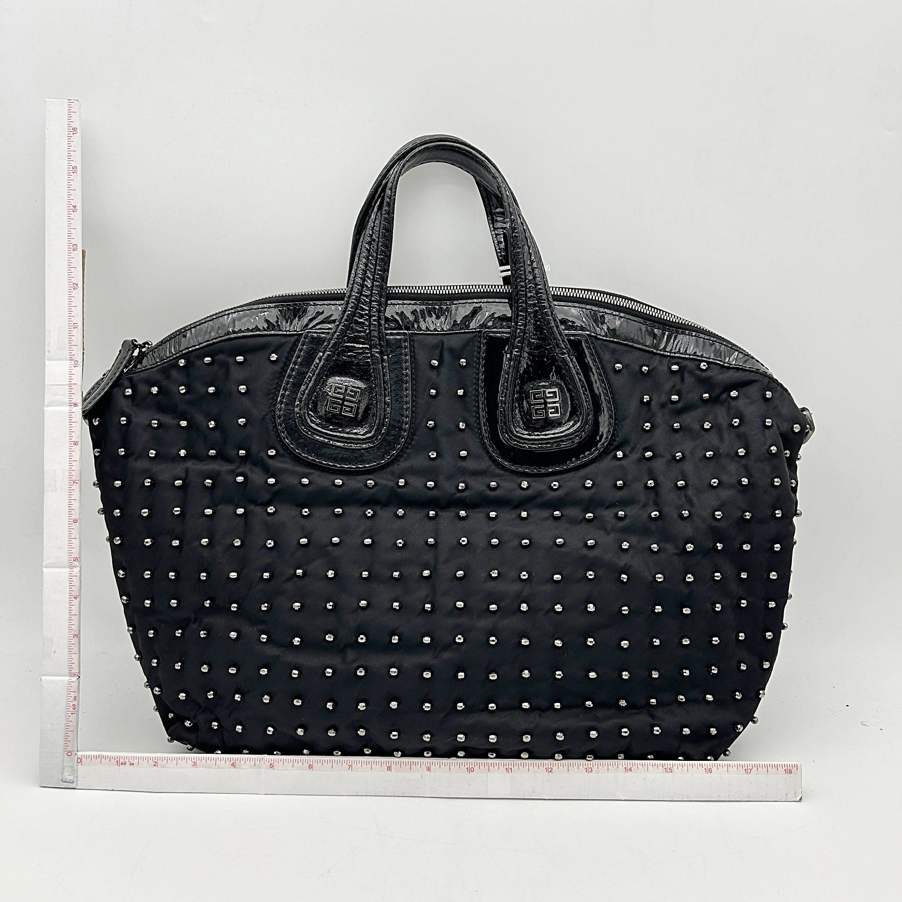 Super savings LA11985 Nightingale Satchel Givenchy - Satchels, Handbags Reliable customer support Black Studded Nylon