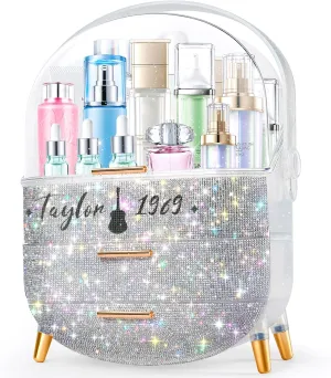 Teen Girls Gift Makeup Organizer,Skincare Organizer Jewelry Storage,Cosmetics Storage and Display Case,Make Up Holders and Organizers for Countertop,Bathroom Organizer (Taylor)
