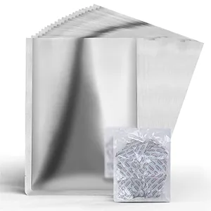 TEKUNLIMITED 20 Pk 5 GALLON Mylar Bags and 20 x 2000cc Oxygen Absorbers Mylar Bags for Food Storage for Grains, Wheat, Rice, Pasta, Dog And Cat Food, Dry Aging Bags for Meat - Long Term Food Storage with Oxy-Sorb