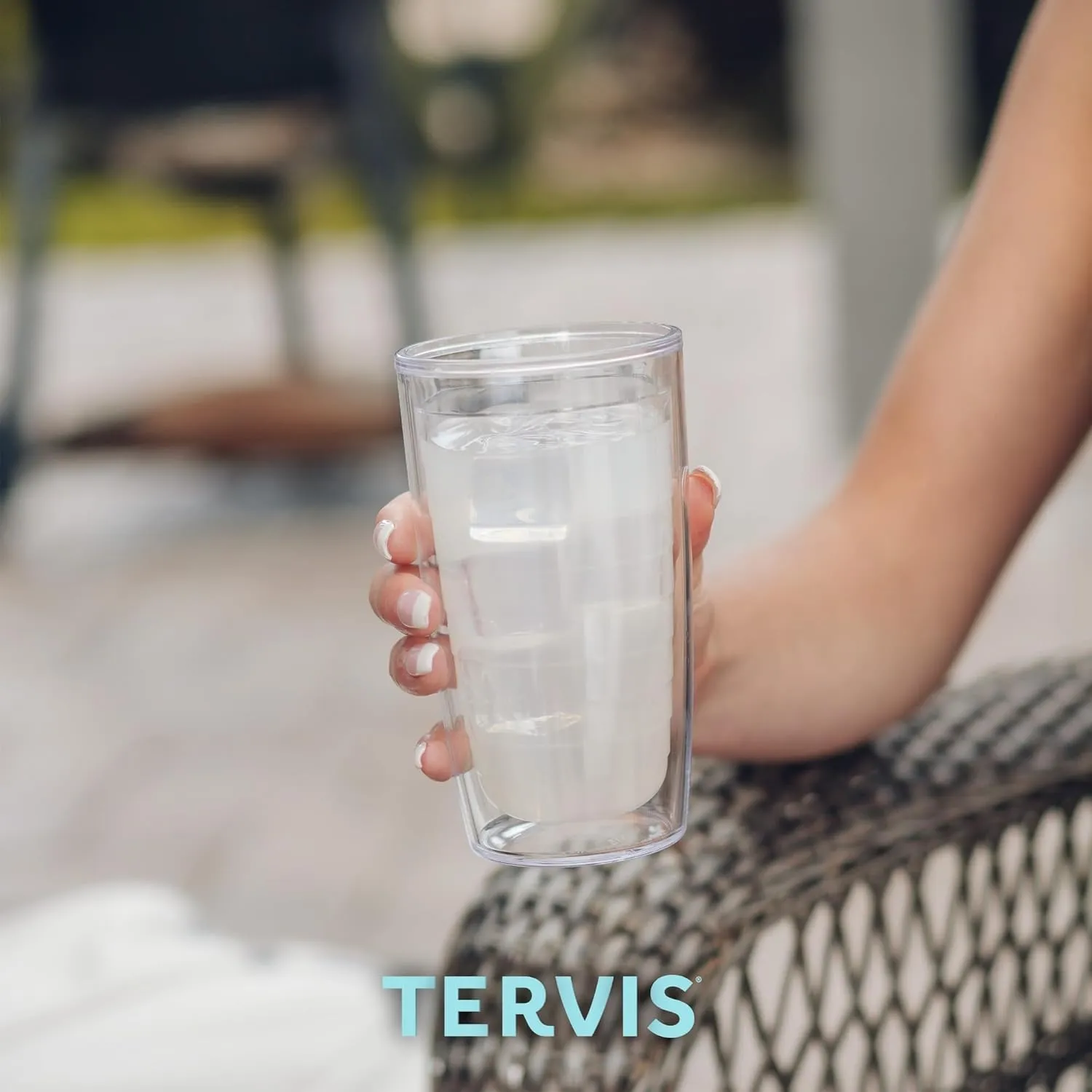 Tervis A Day In The Tropics Made in USA Double Walled Insulated Tumbler Travel Cup Keeps Drinks Cold & Hot, 16oz, Eve