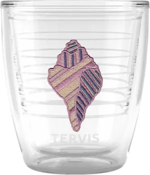 Tervis Beachcomber Collection Shanka Shell Made in USA Double Walled Insulated Tumbler Travel Cup Keeps Drinks Cold & Hot, 12oz, Shanka Shell