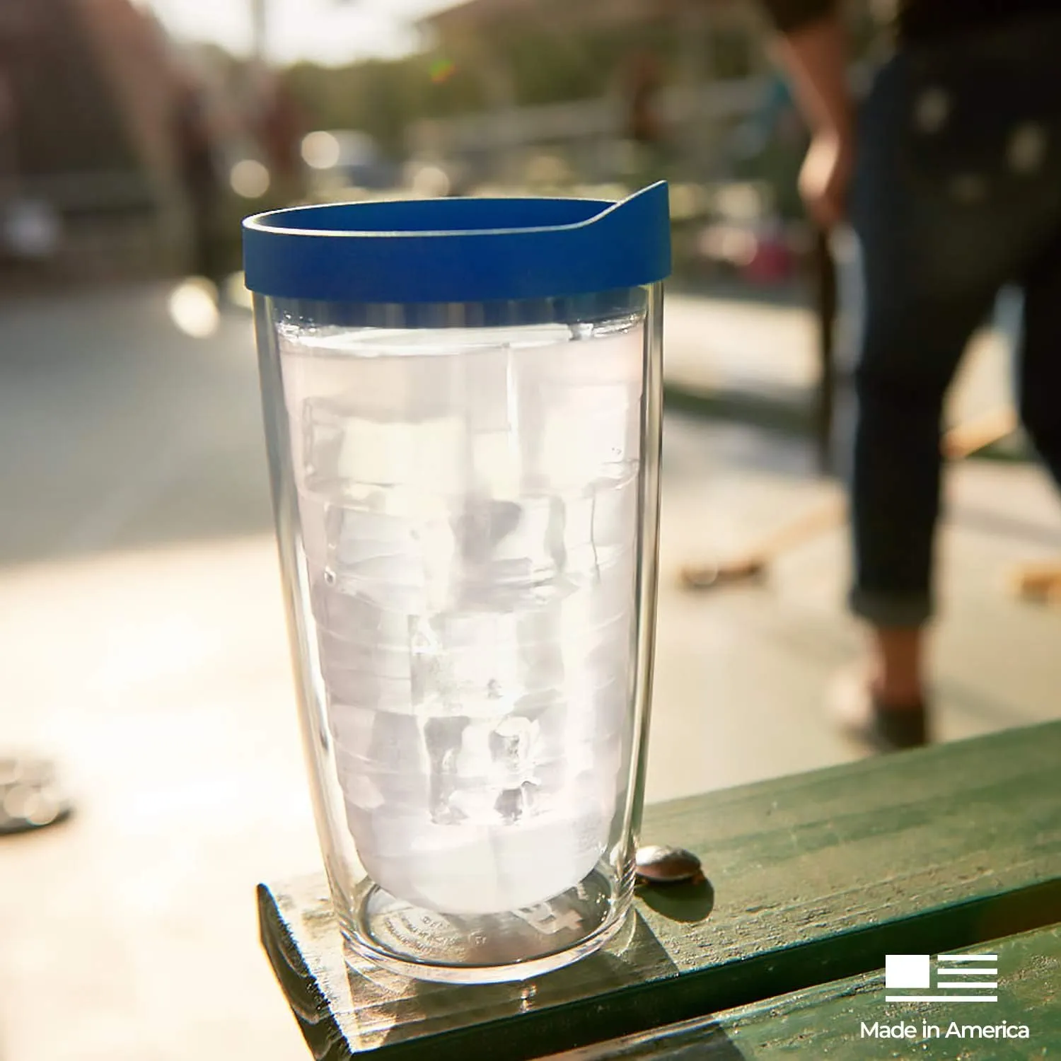 Tervis Freshwater Fish and Lures Made in USA Double Walled Insulated Tumbler Travel Cup Keeps Drinks Cold & Hot, 16oz, Classic