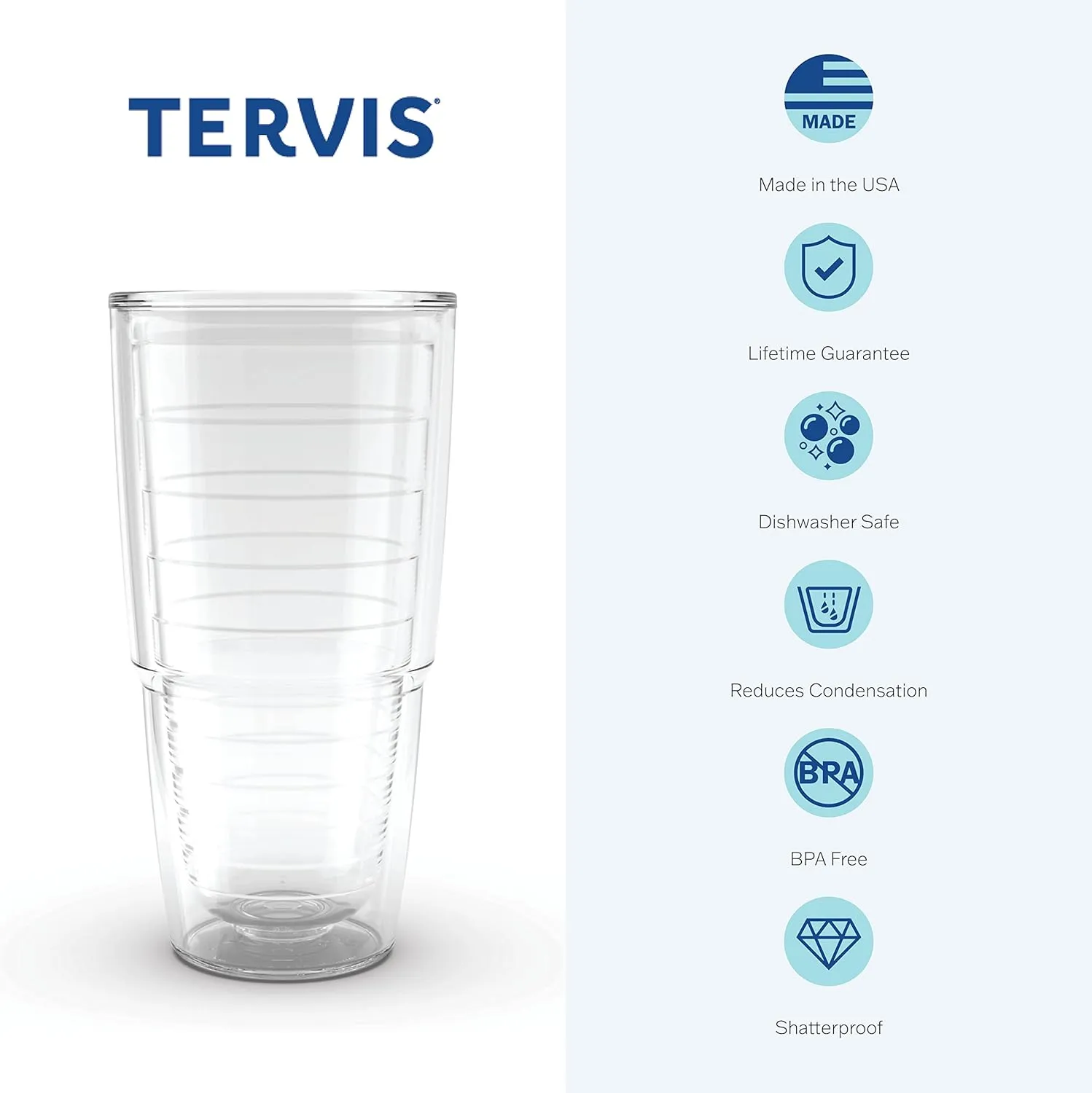 Tervis Inkreel The Heavens Made in USA Double Walled Insulated Tumbler Travel Cup Keeps Drinks Cold & Hot, 24oz, Classic