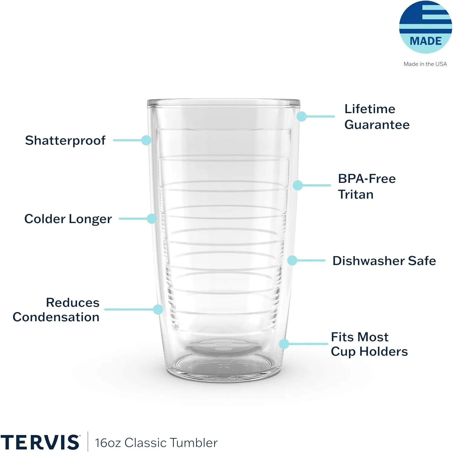 Tervis Kelly Ventura - Floral Collection Made in USA Double Walled Insulated Tumbler Travel Cup Keeps Drinks Cold & Hot, 16oz 4pk - Classic, Assorted