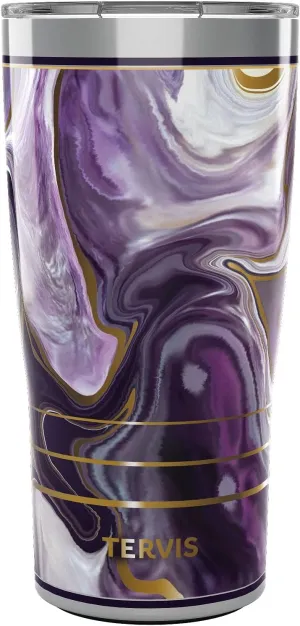 Tervis Marble-Alexandrite Insulated Tumbler, 20oz, Stainless Steel