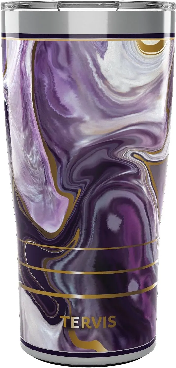 Tervis Marble-Alexandrite Insulated Tumbler, 20oz, Stainless Steel