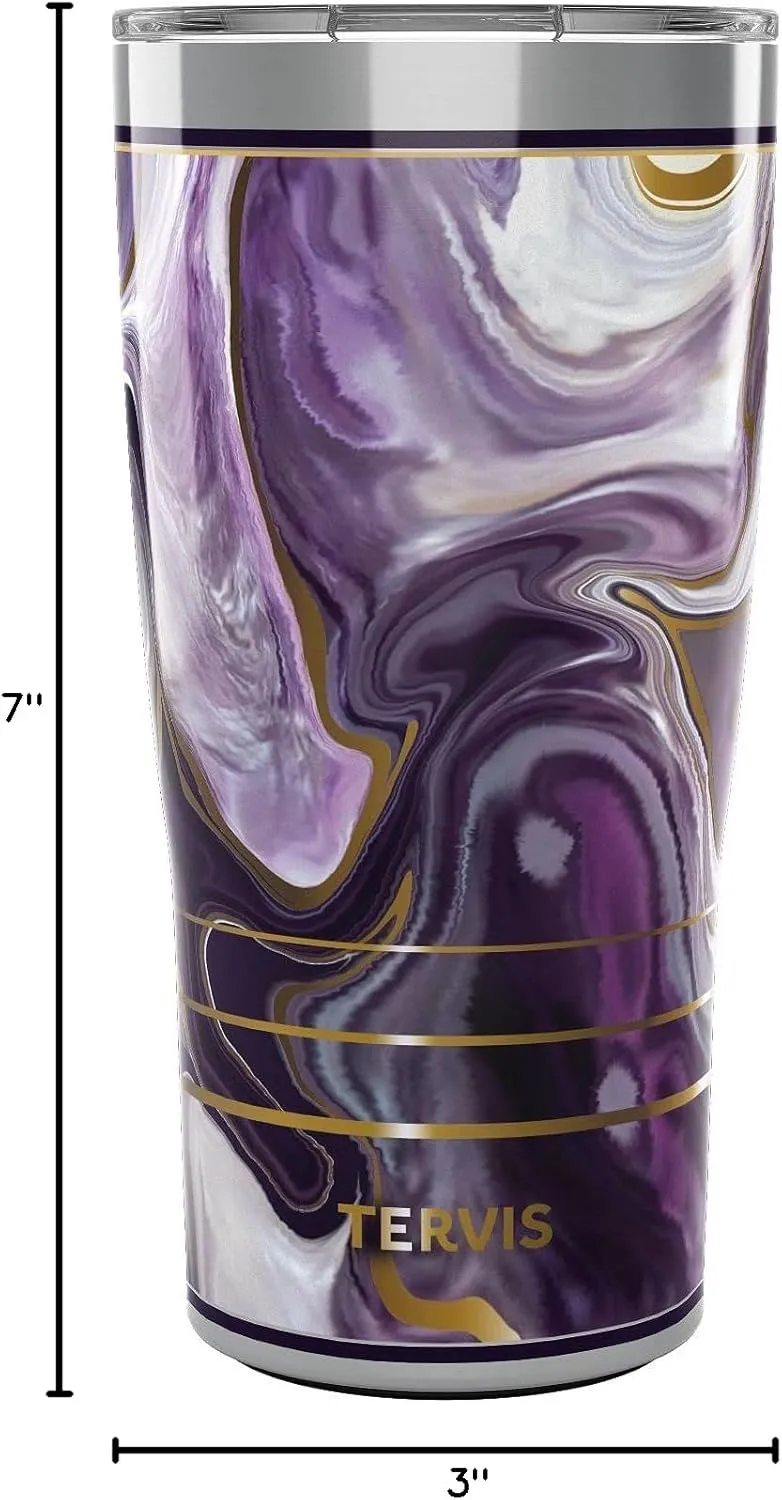 Tervis Marble-Alexandrite Insulated Tumbler, 20oz, Stainless Steel