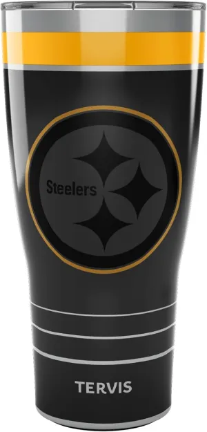 Tervis NFL Pittsburgh Steelers-Night Game Insulated Tumbler, 30oz, Stainless Steel