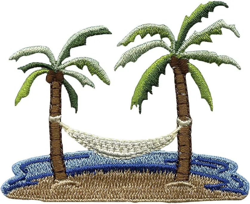 Tervis Palm Tree & Hammock Scene Made in USA Double Walled Insulated Tumbler Travel Cup Keeps Drinks Cold & Hot, 16oz Mug, Lidded