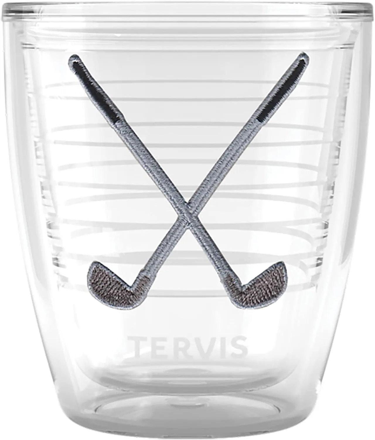 Tervis The Links Golf Collection Caddy's Choice Made in USA Double Walled Insulated Tumbler Travel Cup Keeps Drinks Cold & Hot, 12oz, Caddy's Choice