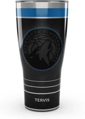 Tervis Traveler NBA Minnesota Timberwolves - Night Game Triple Walled Insulated Tumbler Travel Cup Keeps Drinks Cold & Hot, 30oz, Stainless Steel