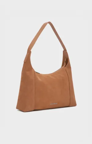 The Becca Suede Bag Tan