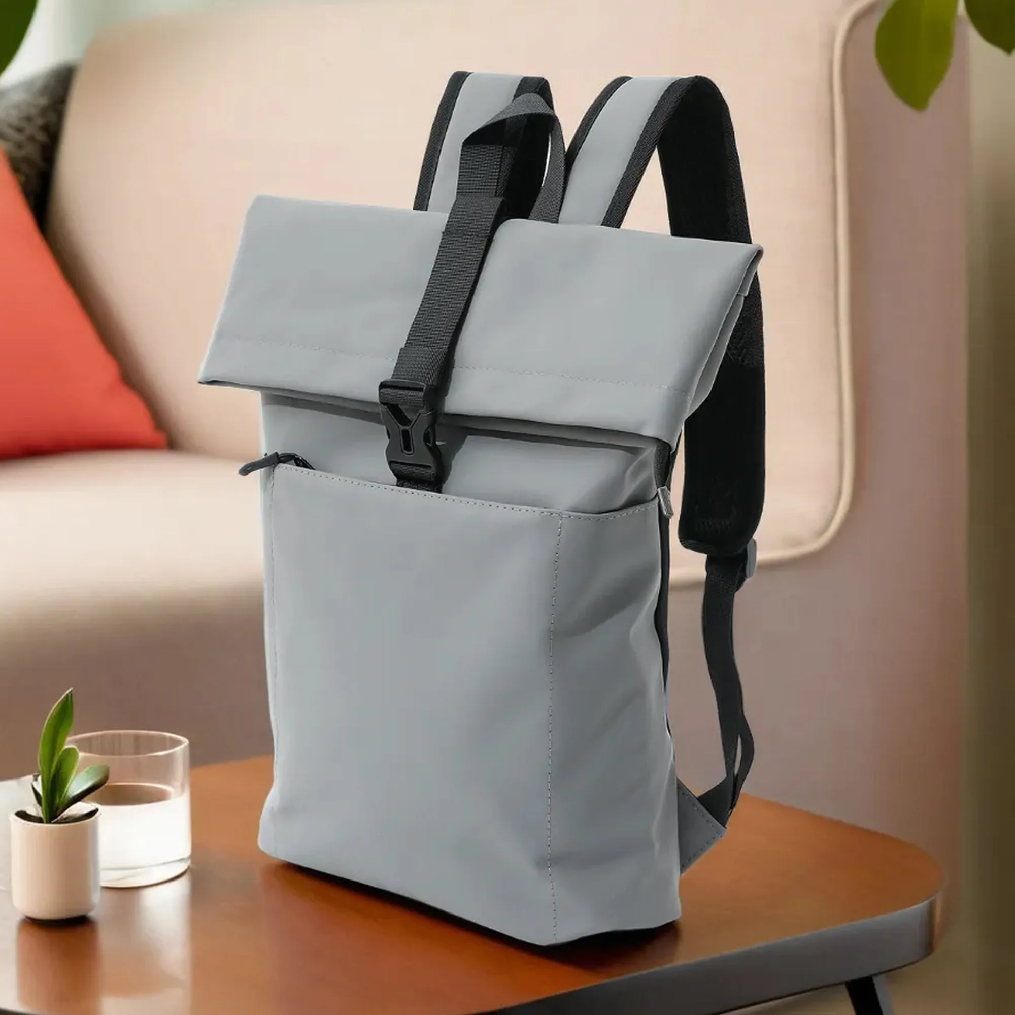 The Clownfish Pixel Series Travel Laptop Backpack - Water Resistant, Large Capacity | Adjustable Padded Straps | Grey