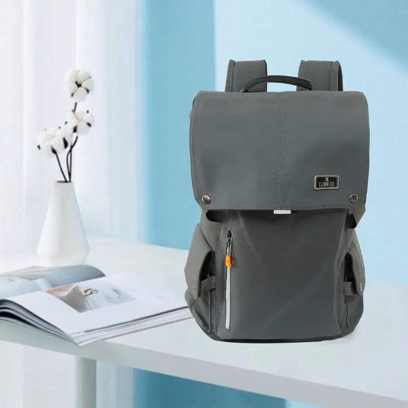 The Clownfish Travel Backpack - Durable, Spacious Design | Unisex Backpack | 18 L | Grey