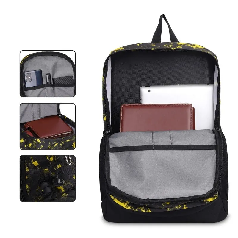 THE CLOWNFISH Valeria Polyester 16 Litres Unisex Travel Laptop Backpack for 14 inch Laptop (Arctic Blue)