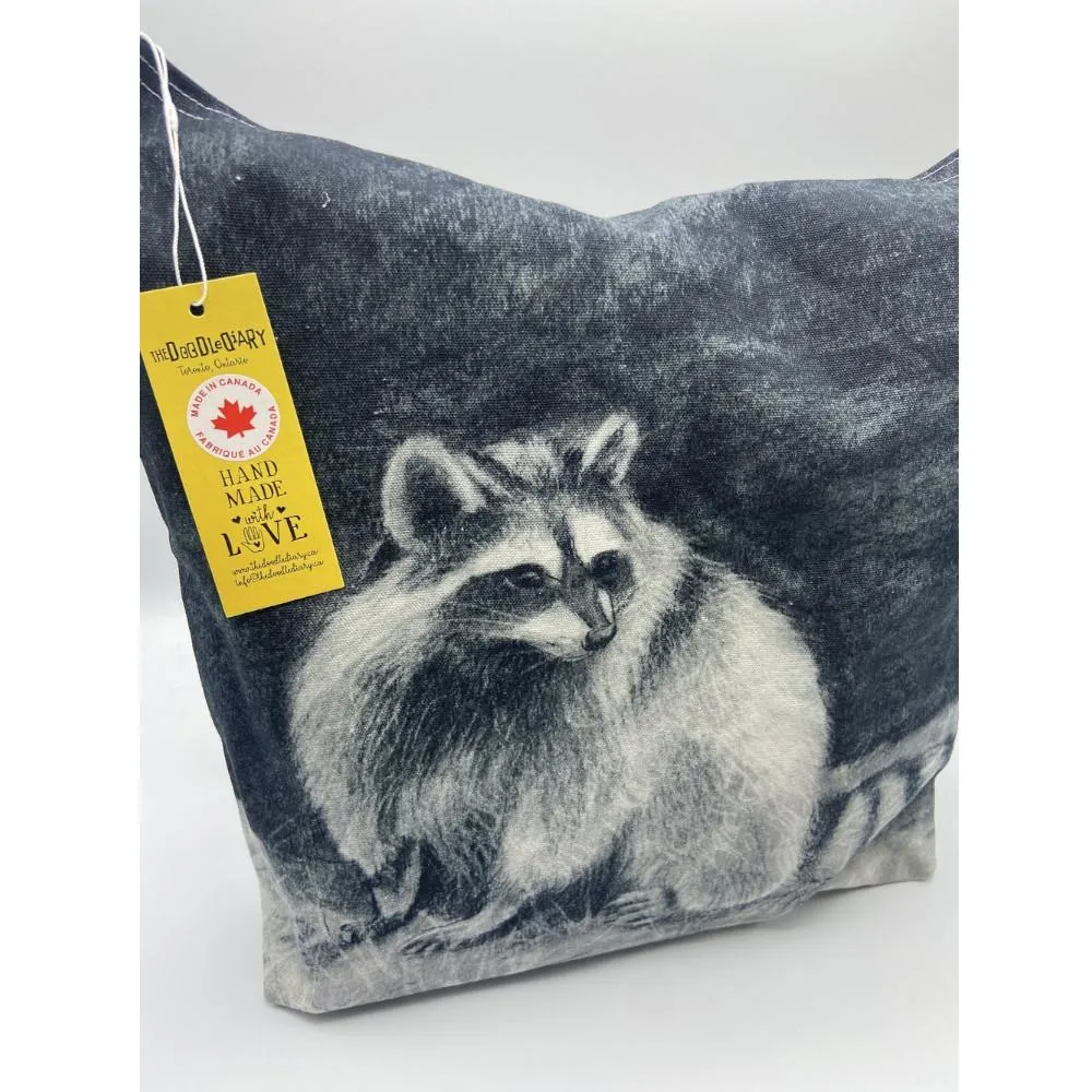 The Doodle Diary Tote Bag - Raccoon