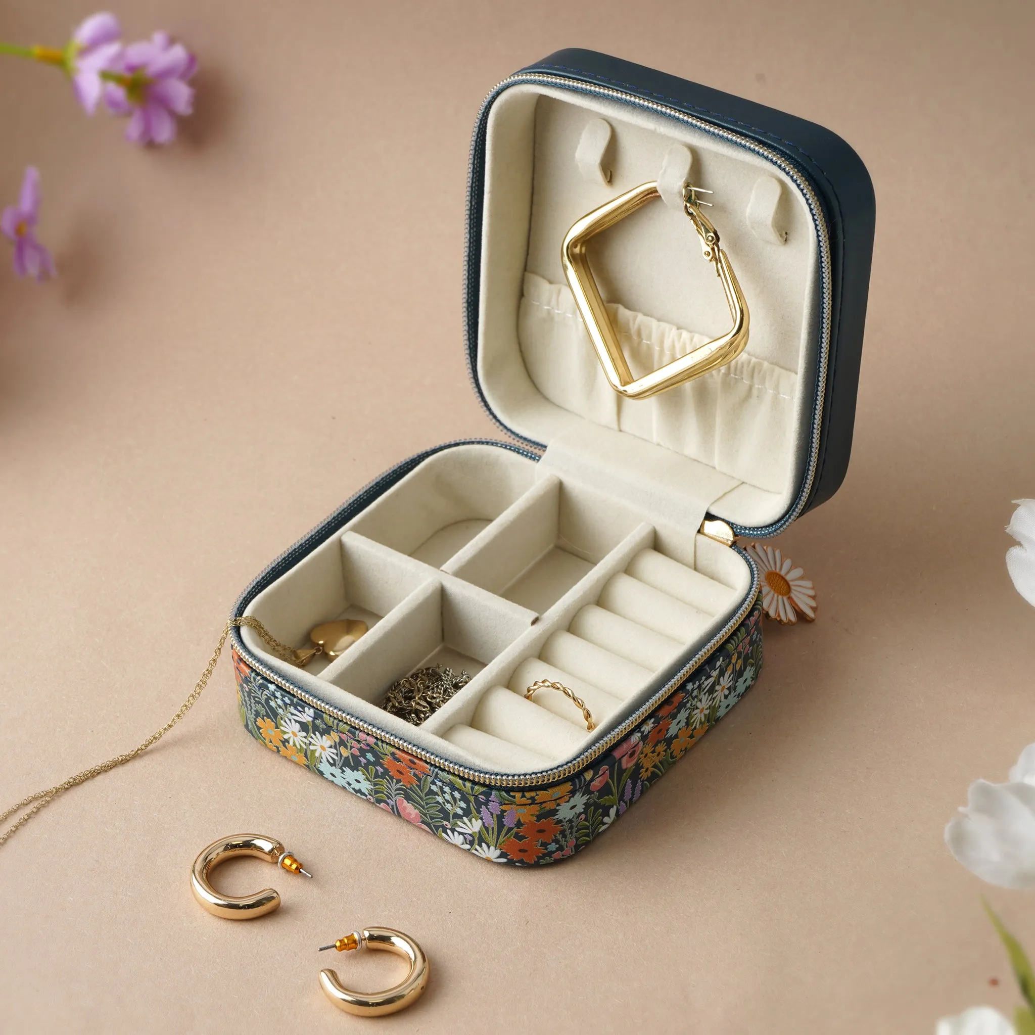'The Flower Market' Floral Jewellery Box
