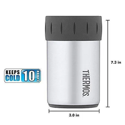 Thermos SS Vacuum 12oz. Can Insulator