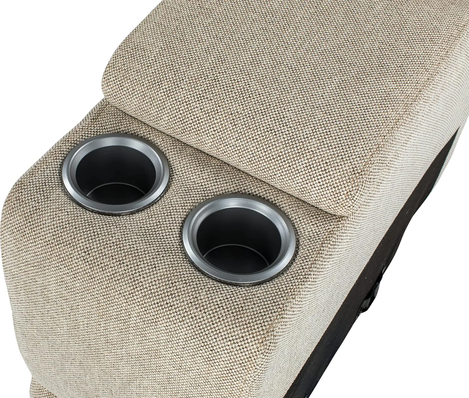 Thomas Payne Seismic Series RV Theater Seating Center Console - Norlina, Easy-to-Clean PolyHyde Vinyl Fabric, Integrated Storage Compartment, LED Lighting, Dual Lighted Cup Holders - 2020129339
