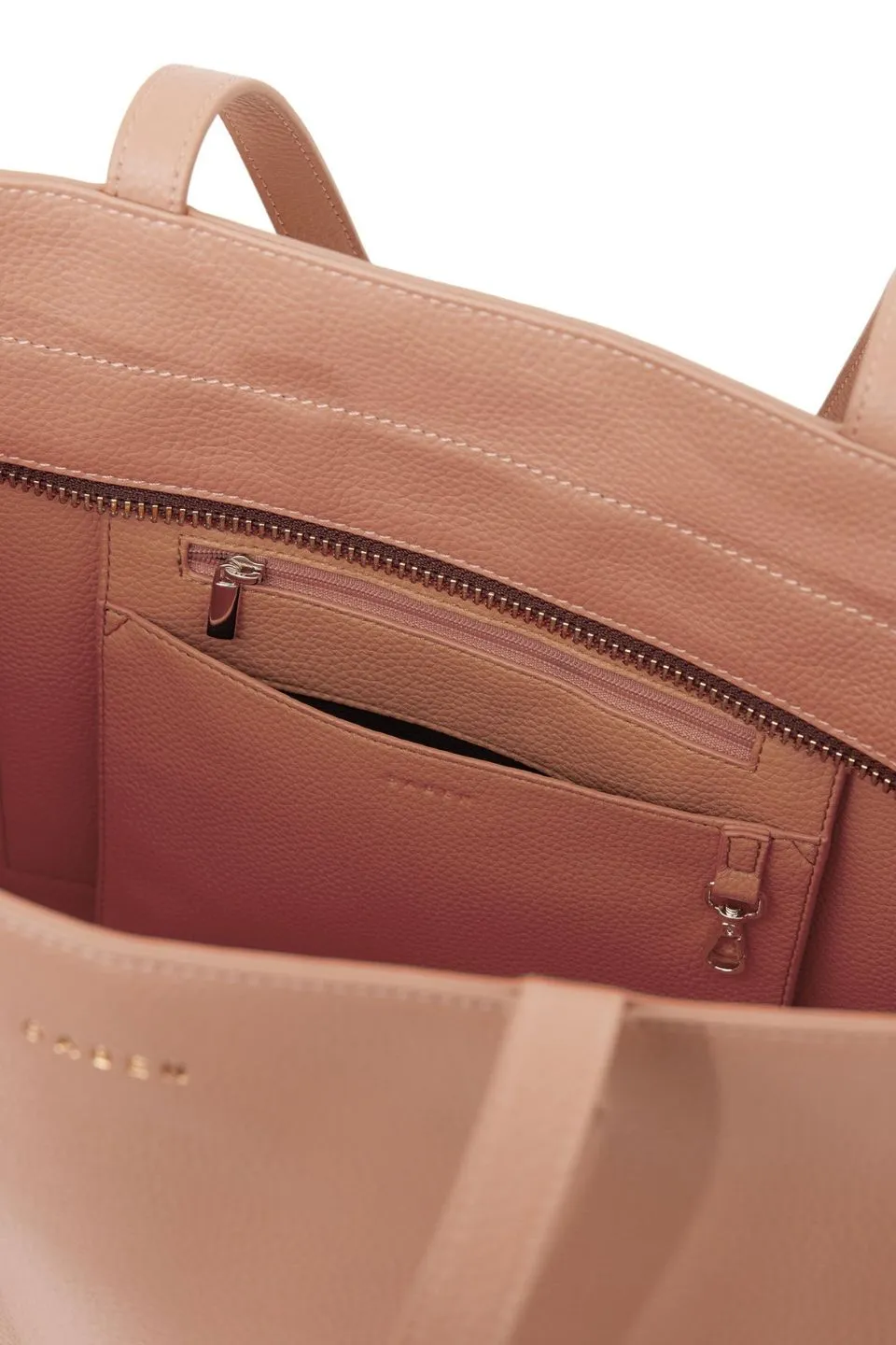 Tilbury Taupe Leather Shoulder Bag