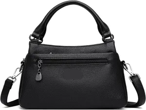 Top Layer Cowhide Handbag Solid Color Designer Women's Crossbody Bags Exquisite Hardware Shoulder Bags