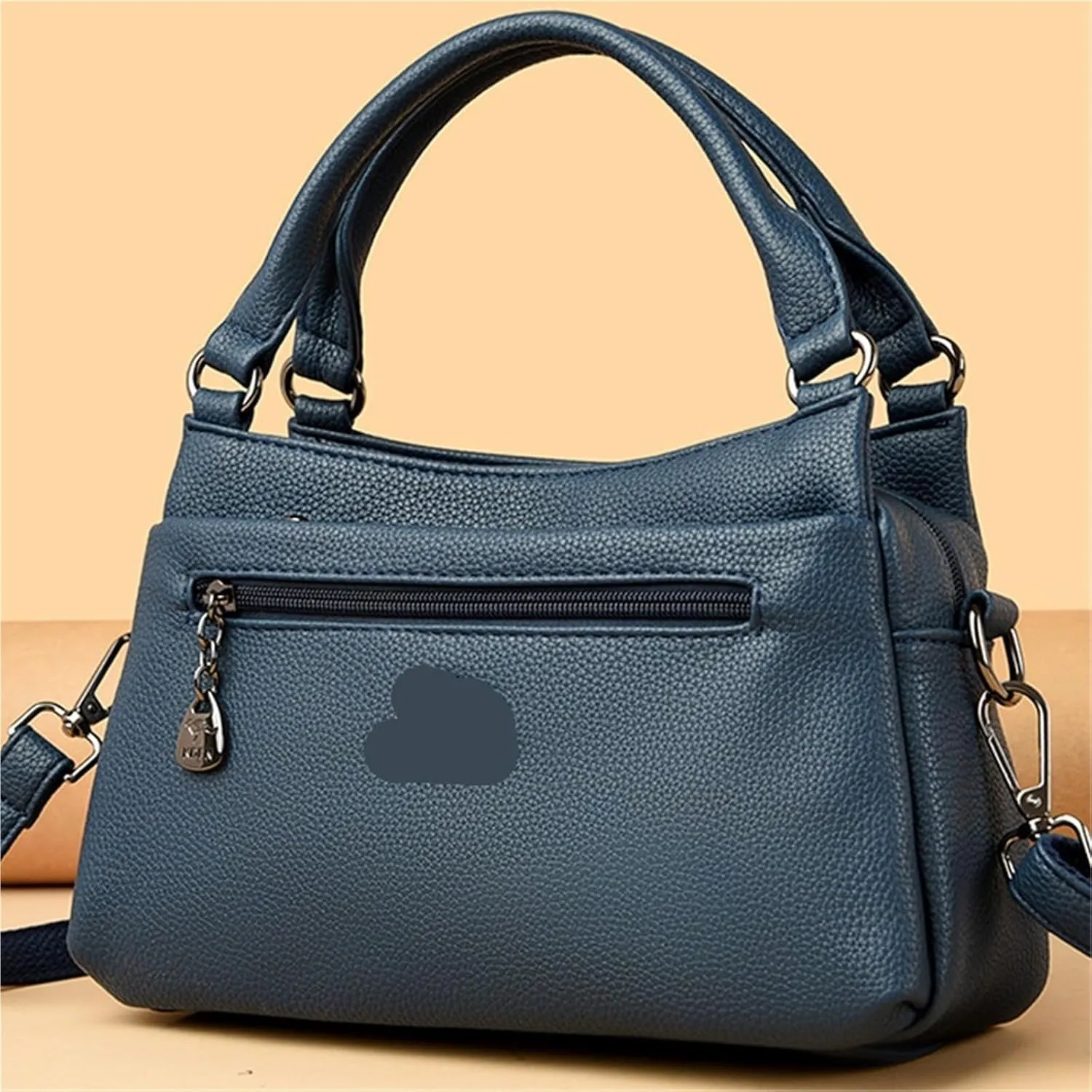 Top Layer Cowhide Handbag Solid Color Designer Women's Crossbody Bags Exquisite Hardware Shoulder Bags