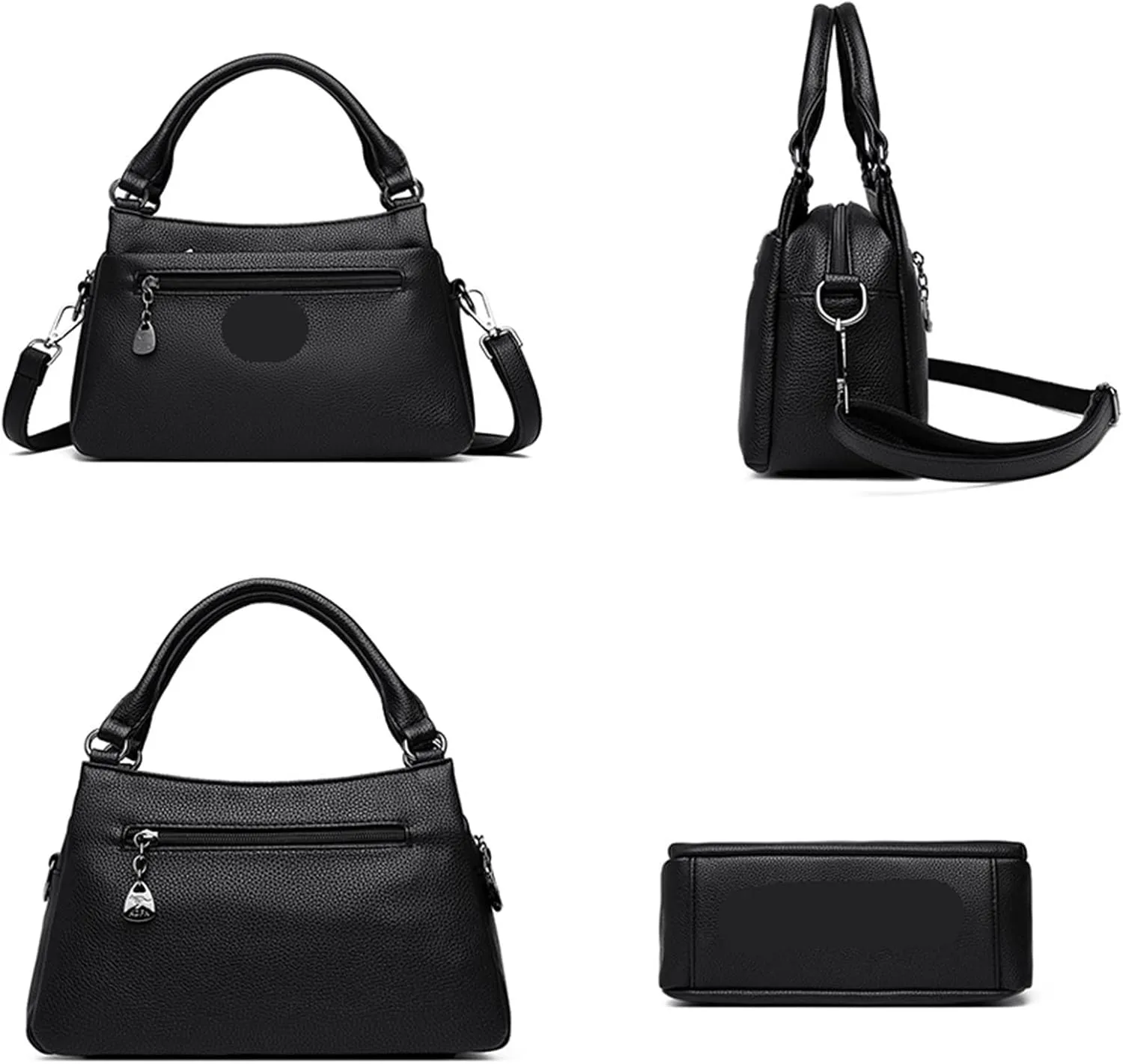 Top Layer Cowhide Handbag Solid Color Designer Women's Crossbody Bags Exquisite Hardware Shoulder Bags