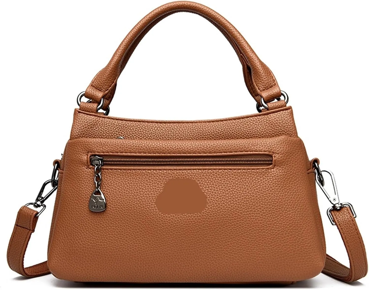 Top Layer Cowhide Handbag Solid Color Designer Women's Crossbody Bags Exquisite Hardware Shoulder Bags