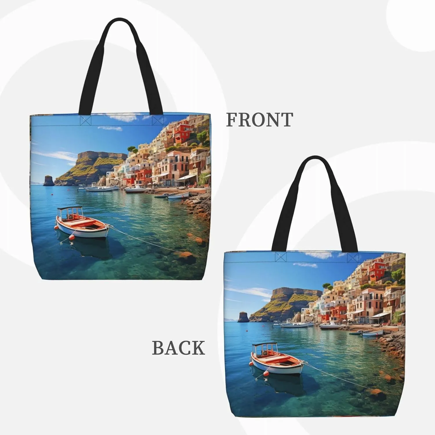 Tote Bag for Women Grocery Bag Reusable Shopping Bag Sugar Skull Rose Handbag Foldable Shoulder Bag