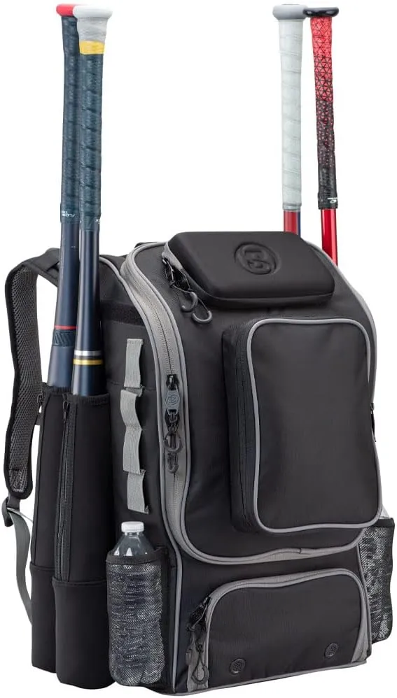 Tournament Backpack Baseball Bag for Adult and Youth, Large Capacity Bat Holder Bag Lightweight Softball Bag with Shoe Compartment and Fence Hook