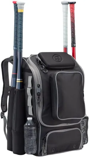 Tournament Backpack Baseball Bag for Adult and Youth, Large Capacity Bat Holder Bag Lightweight Softball Bag with Shoe Compartment and Fence Hook