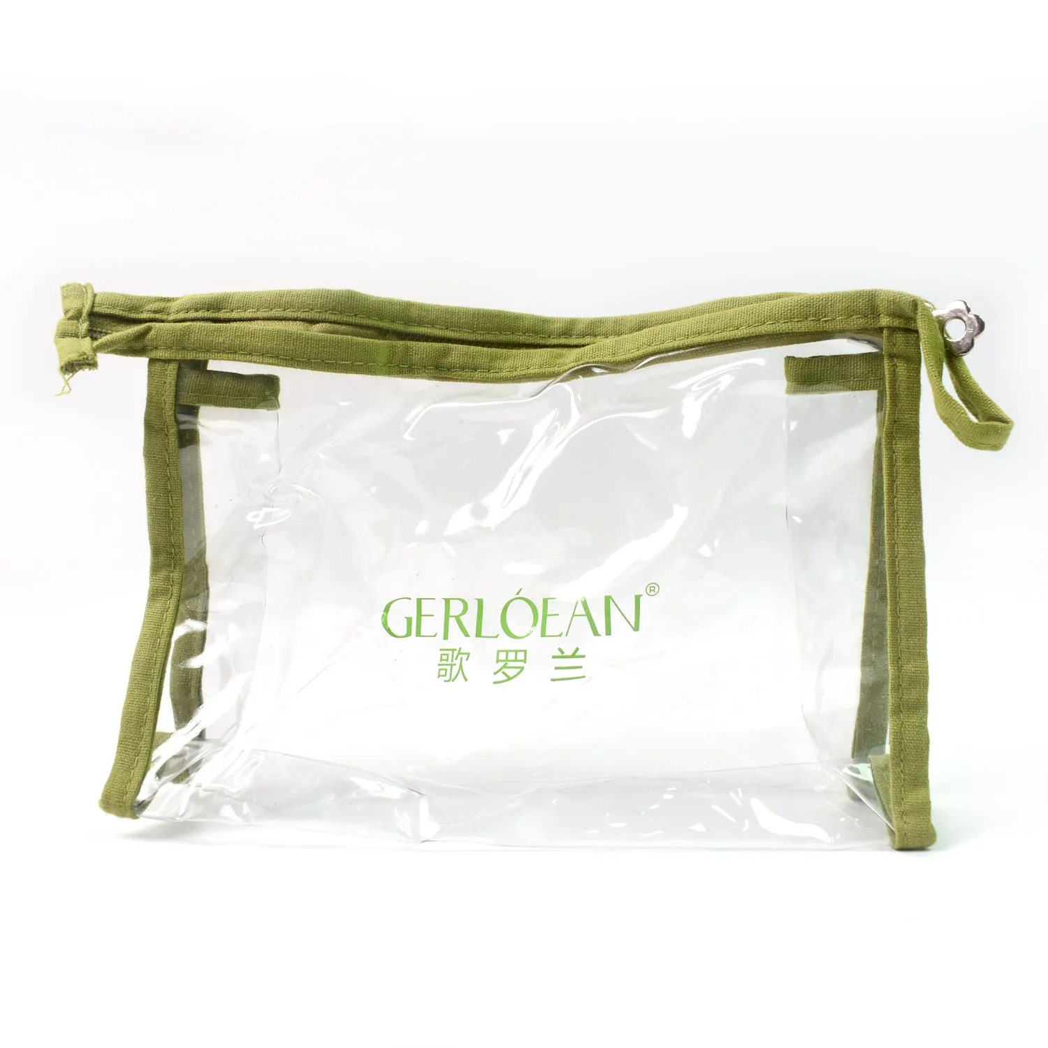Transparent Zipper Pouch for Stationery (1 Pc)