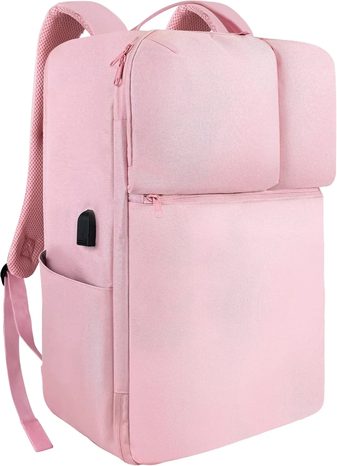 Travel Backpack for Women, 40L Carry on Travel Backpack Flight Approved, Personal Item Travel Bag with USB Charging Port and Shoe Pouch, Casual Daypack for Weekender Business and Hiking