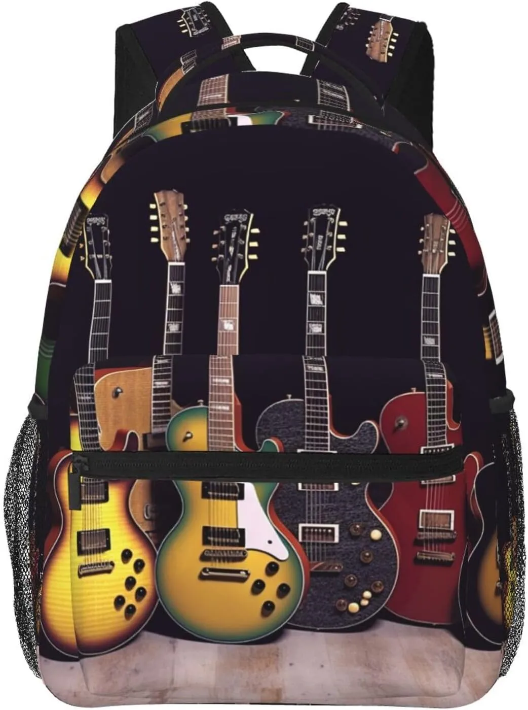 Travel Backpack for Women Men Guitar Collection Laptop Backpack Large College Bag Waterproof Casual Daypack