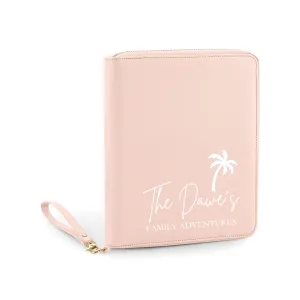 Travel Document Organiser - Family Adventures Palm Tree