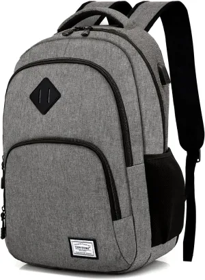 Travel Laptop Backpack, Carry On Backpack for Men Women Laptop Computer Work School Bag USB Port