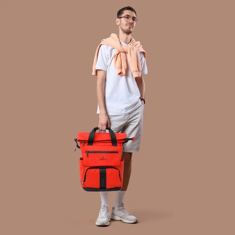 Travel Laptop Backpack | Padded Sleeve, Large Capacity | 15.6 inch | Orange