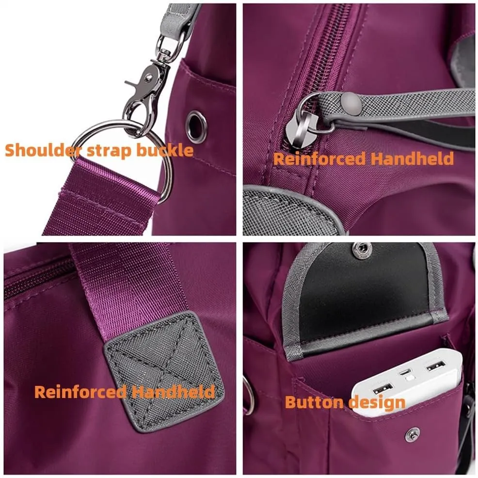 Travel suitcase, women's small fitness bag for weekend travel, wallet, work handbag, travel shoulder bag, business office bag